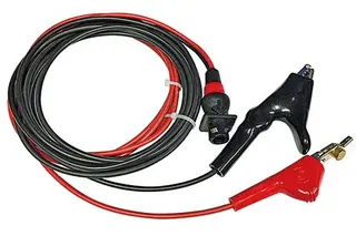Radiodetection PCM Transmitter DC Input Lead | Red/Black Power Connection