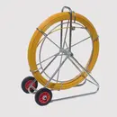 LCR11 Conduit Duct Rod | Glass Fibre Reinforced Epoxy | Galvanized Steel Frame with Rear Wheels