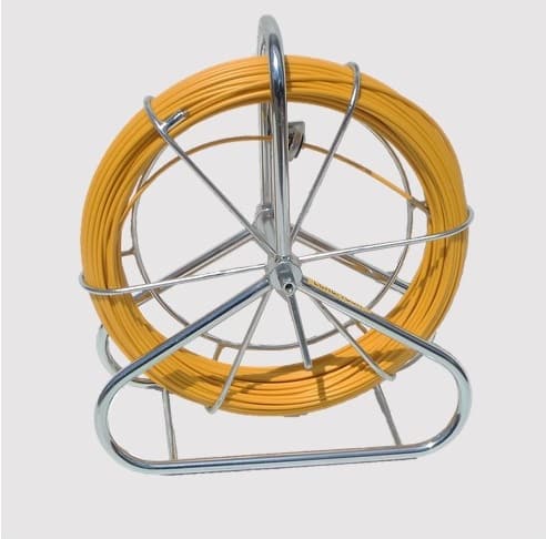 LCR6 Conduit Duct Rod | Glass Fibre Reinforced Epoxy | Galvanized Steel Frame Reel