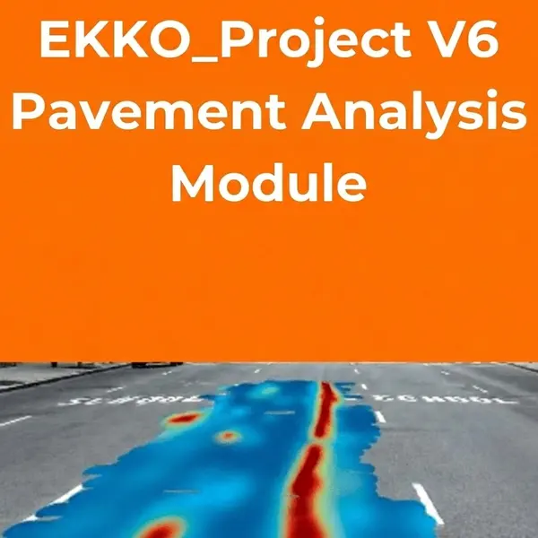 Radiodetection EKKO_Project V6 Pavement Analysis Module | GPR Road Evaluation Software