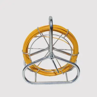 LCR4 Conduit Duct Rod | Glass Fibre Reinforced Epoxy | Galvanized Steel Frame Reel