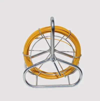 LCR4 Conduit Duct Rod | Glass Fibre Reinforced Epoxy | Galvanized Steel Frame Reel