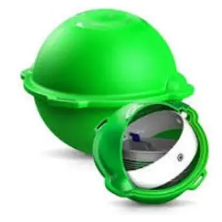 Radiodetection OmniMarker MK2 Green | Sanitary Sewer RF Marker Balls | 121.6 kHz (Box of 30)