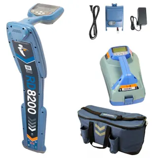 Radiodetection RD8200 Locator Kit | Precision Utility Detection | Advanced Frequency Suite
