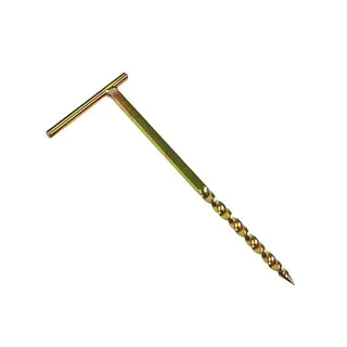 Radiodetection Spiral Earth Stake | Transmitter Signal Return Path | Durable Metallic Grounding