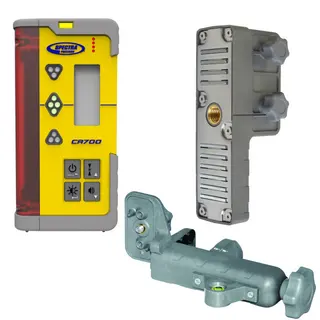 Spectra CR700 Receiver | High-Precision Laser Detection | Handheld Surveying Solution
