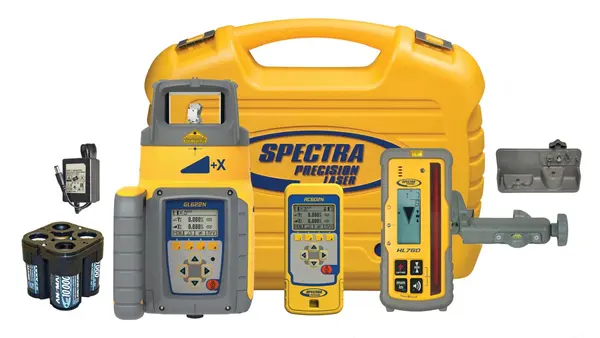 Spectra GL622IR Dual Grade Laser | Professional Surveying System | High-Precision Grade & Elevation