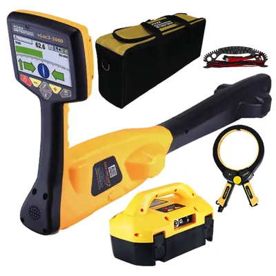Vivax-Metrotech vLoc3 5000 | Precision Utility Locator Kit | 10W Transmitter with GPS & Bluetooth