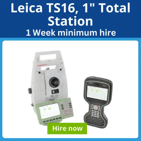 Leica TS16 Total station hire