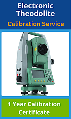 Electronic theodolite calibration