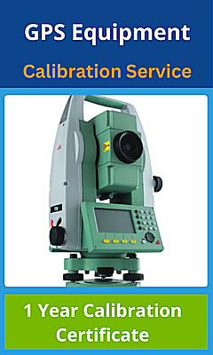 GPS and GNSS survey equipment calibration