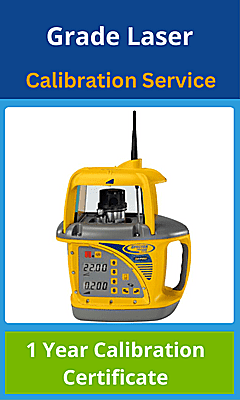Grade laser calibration