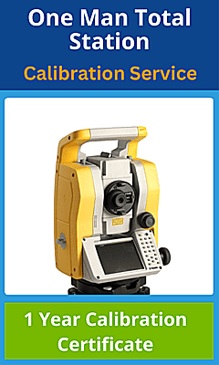 One man total station calibration