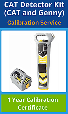Radiodetection CAT and Genny kit calibration