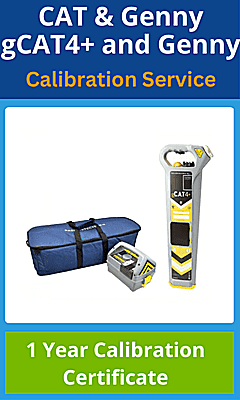 Radiodetection gCAT4 and gCAT4 Plus with Genny4 kit calibration