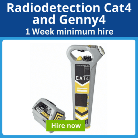 Radiodetection cat4 genny4 hire