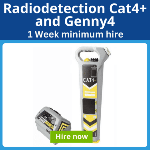 Radiodetection cat4 genny4 hire