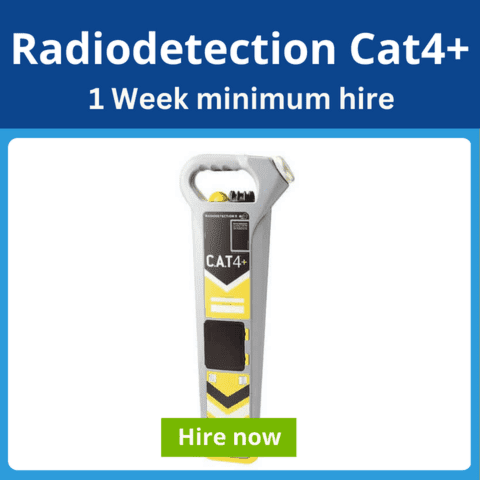 Radiodetection cat4 hire