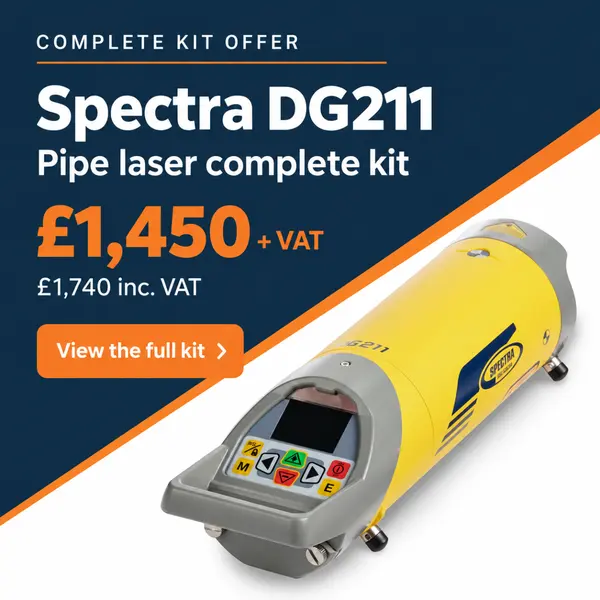 Spectra DG211 complete kit — £1,450 plus VAT (£1,740 including VAT). View the full kit.