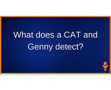 What does a CAT and Genny detect?