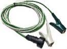Radiodetection Transmitter DC Output Lead (Green/White) | Reliable Signal Power | Durable Field Connection