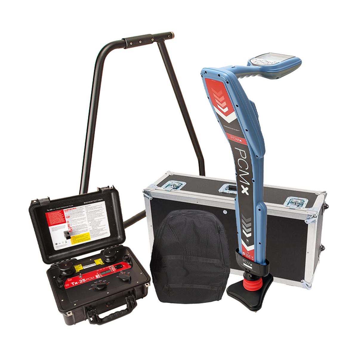 Radiodetection PCMx & Tx-25 Kit | Pipeline Current Mapper | A-Frame & Hard Case
