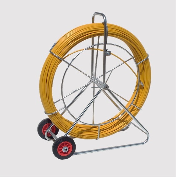 LCR9 Conduit Duct Rod | Glass Fibre Reinforced Epoxy | Galvanized Steel Frame Reel