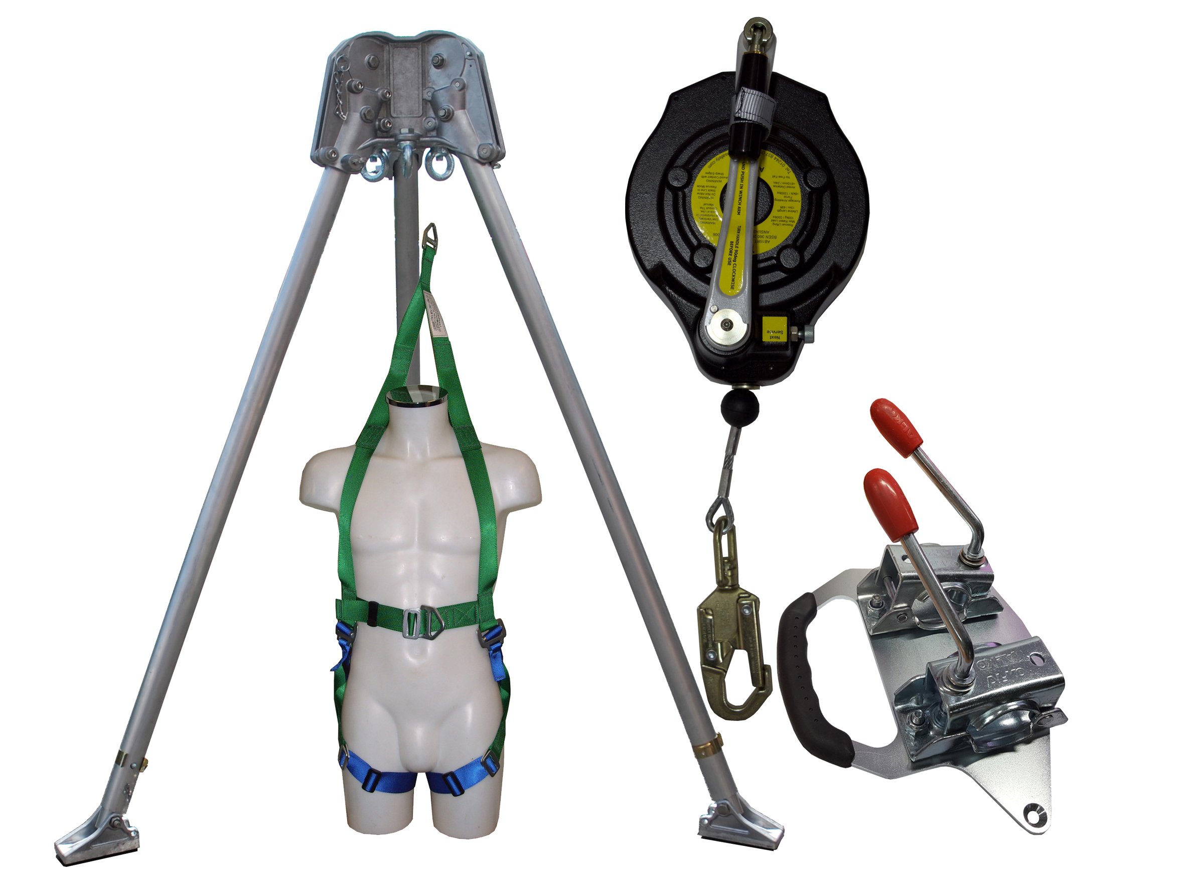 Abtech Safety CST2KIT | Confined Space Tripod Kit | 250kg SWL & 15m Rescue System