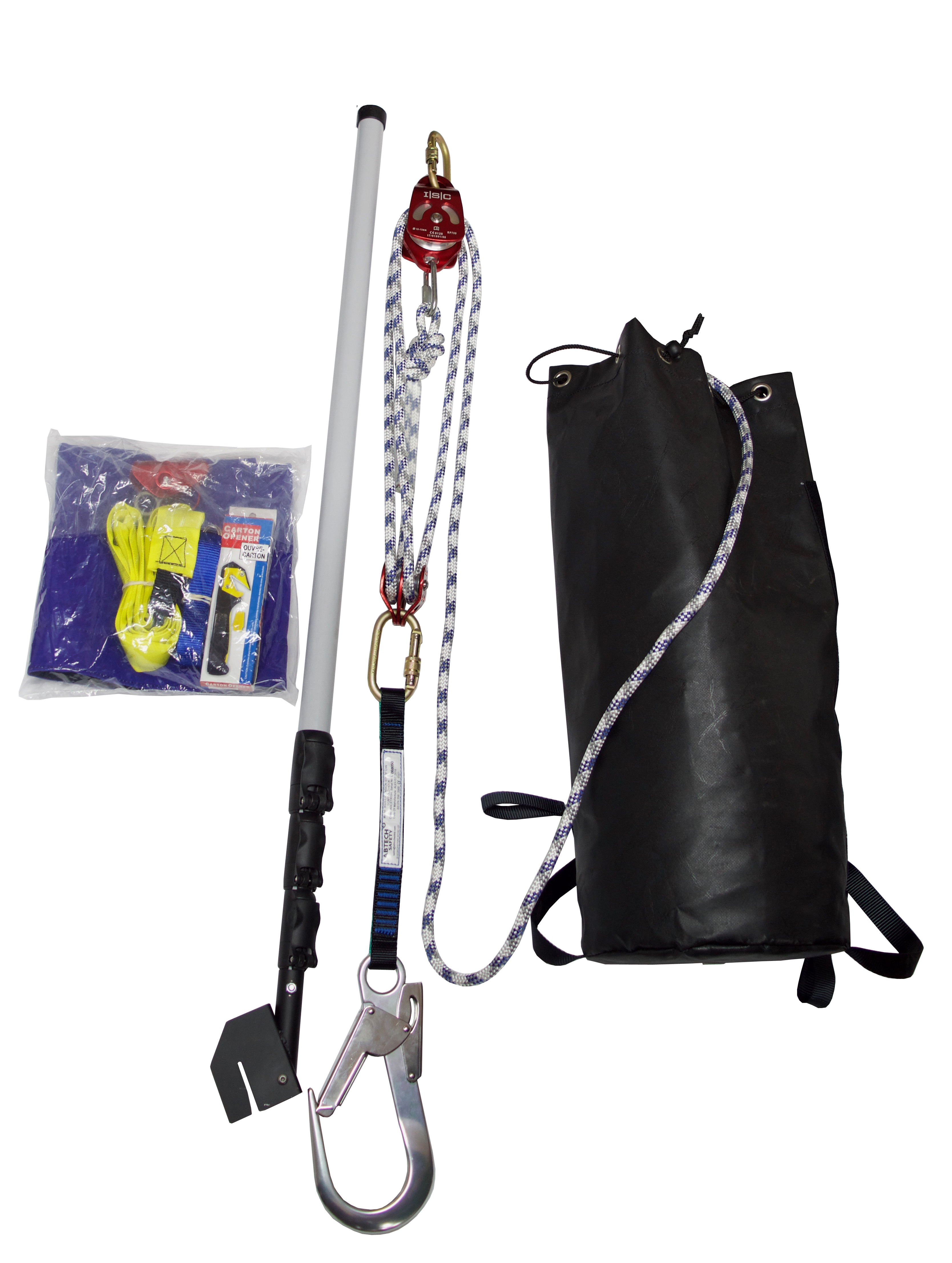 Abtech Safety VRS | 15m Vertical Rescue System | 4:1 Mechanical Advantage