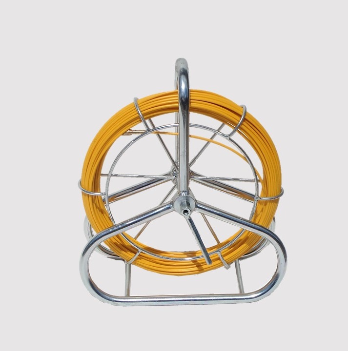 LCR4 Conduit Duct Rod | Glass Fibre Reinforced Epoxy | Galvanized Steel Frame Reel
