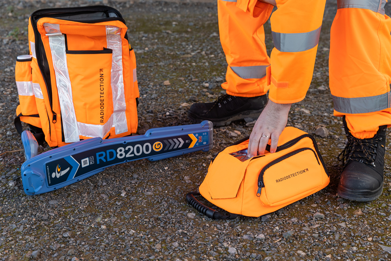 Radiodetection Soft Bag for Tx | Orange Hi-Viz | RIS3279 Compliant Field Protection