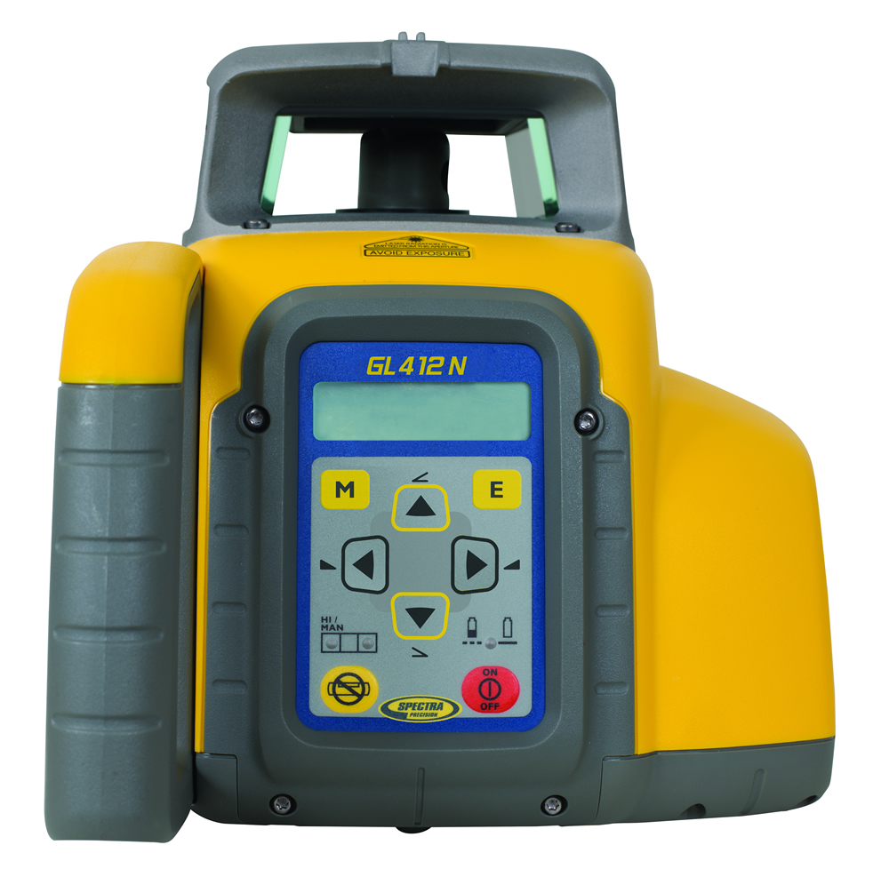 Spectra GL412N | Single Grade Laser | Precision Leveling with NiMH Power