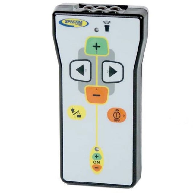 Spectra RC502 7-Button Full Function Remote | DG711 Pipe Laser Control
