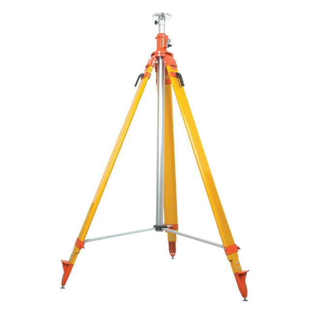 Spectra 5321-17-ORG | Heavy-Duty Elevating Fiberglass Tripod | 3.8m Max Height