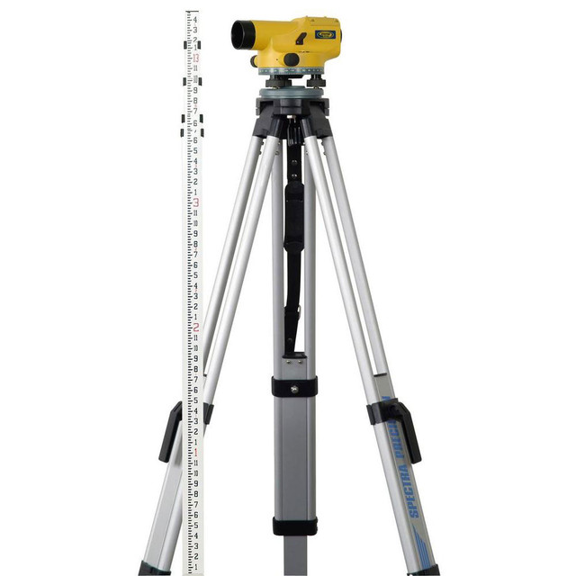 Spectra AL24M-3EU | 360Â° Auto-Level Kit with Heavy-Duty Tripod & Metric Rod