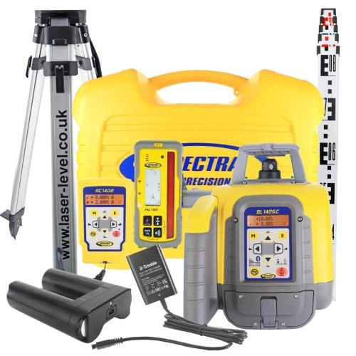 Spectra GL1425C-14 | Dual Grade Laser System | High-Precision Site Grading & Layout